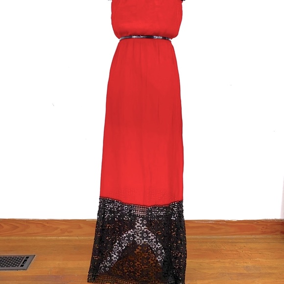 Umgee Red Maxi Dress - Picture 2 of 4